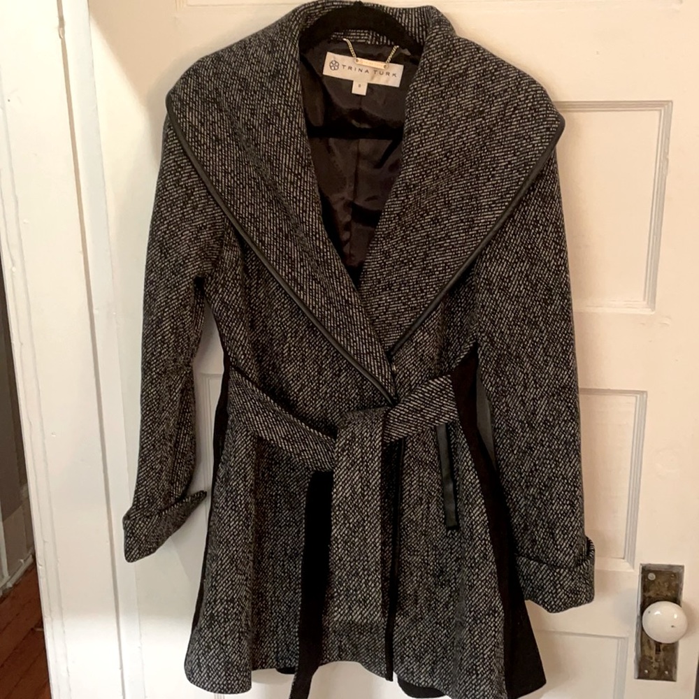 Trina Turk Wool Coat - 8